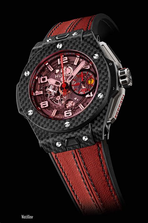 hublot big bang ferrari carbon red magic replica|hublot ferrari unico in carbon.